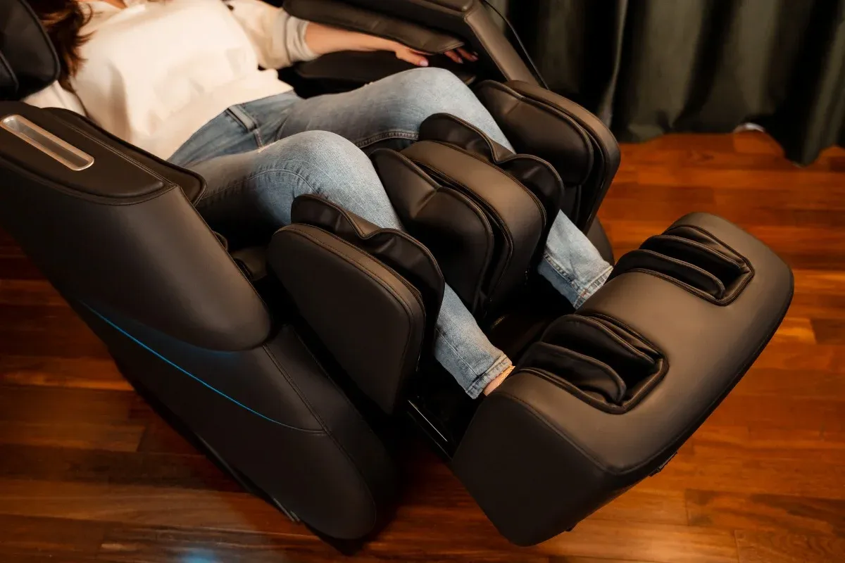 Masaje con airbags y rodillos