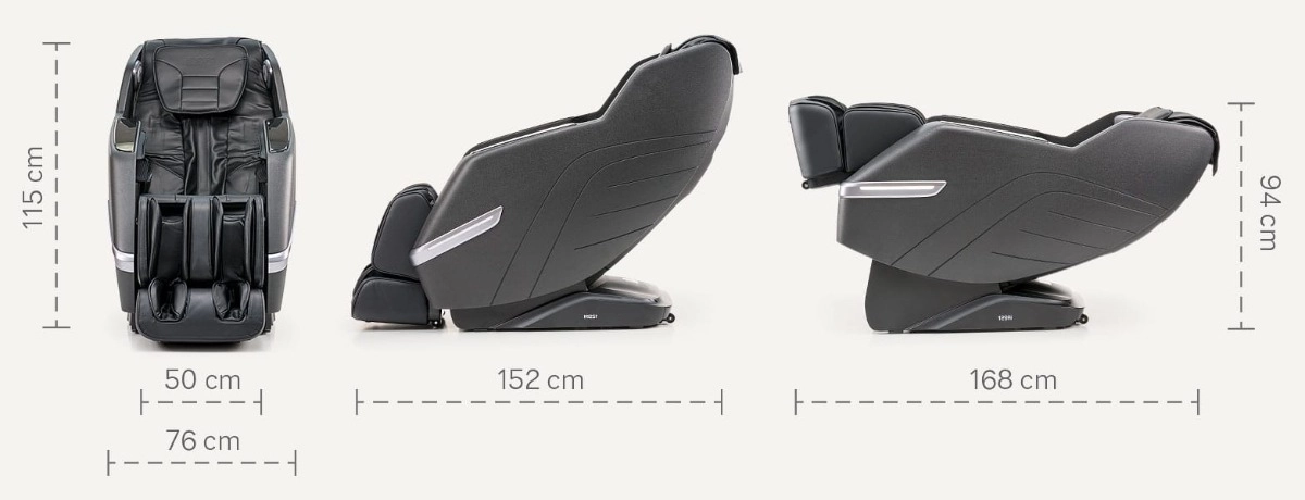 VECTOR Massage Chair Sizes